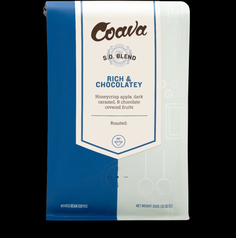 Picture of a Coava coffee bag.